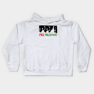 Free Palestine /// Retro Style Design Kids Hoodie